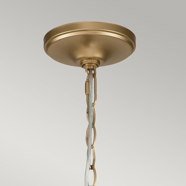 Kichler KL-CAPITOL-HILL12-PNBR candelabru suspendat cu lanț CAPITOL HILL, 12 x E14/40W/230V, finisaj auriu