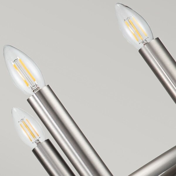 Kichler KL-CAPITOL-HILL6-BN – Lustru suspendat pe lanț CAPITOL HILL, 6xE14/40W/230V, crom