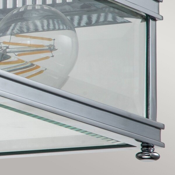 Elstead HOLBORN-F-PC - Aplica de exterior HOLBORN, 2x E27/60W/230V, IP44, crom lucios