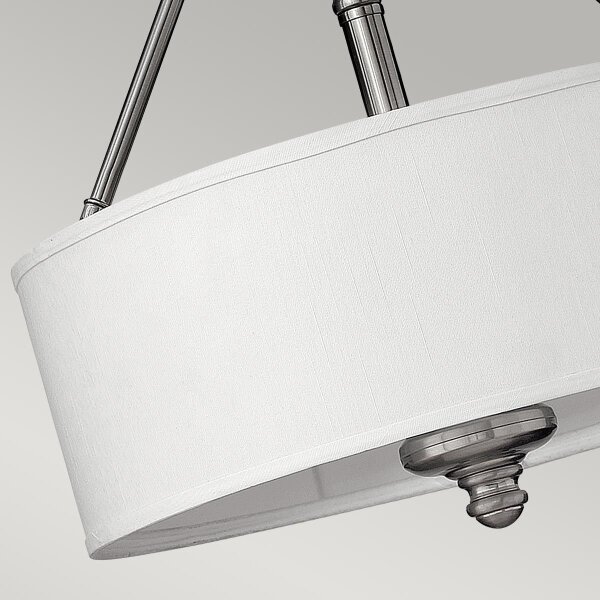 Hinkley HK-SUSSEX-SF - lustră aplicată SUSSEX 3xE27/60W/230V, crom mat