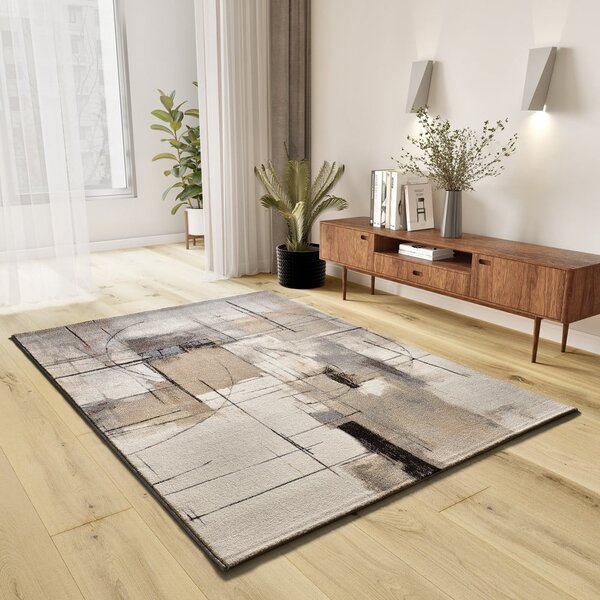 Covor gri-bej 133x190 cm Beruti – Universal
