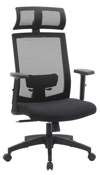 Scaun birou Songmics Negru 65x53x126 cm
