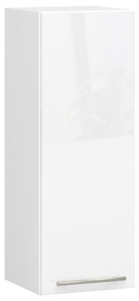 Dulap superior de bucătărie Ozara W30 H720 (alb + alb lucios). Promo -15%. 1071178