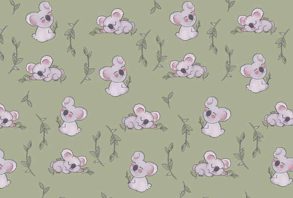 Fototapet Model de urși koala, Fototapet animale, Fototapet populare, t00108v1 - Tapeko.ro