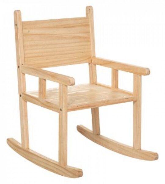 Scaun balansoar din lemn pentru copii, Athmosphera, lemn, nordic, 54x36x60 cm