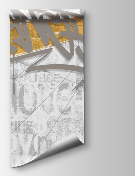 Fototapet Graffiti pe un perete, Fototapet moderne, Fototapet populare, t00088 - Tapeko.ro