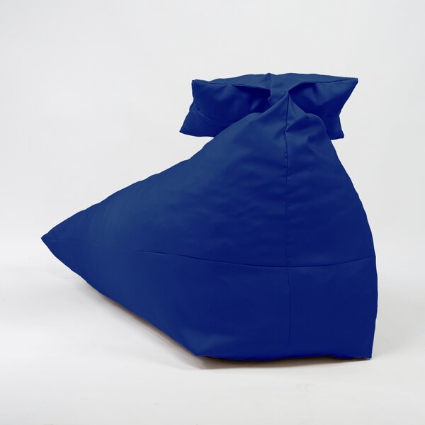 Fotoliu puf, Pufrelax Kudos, perna inclusa, material impermeabil - Blue Royal