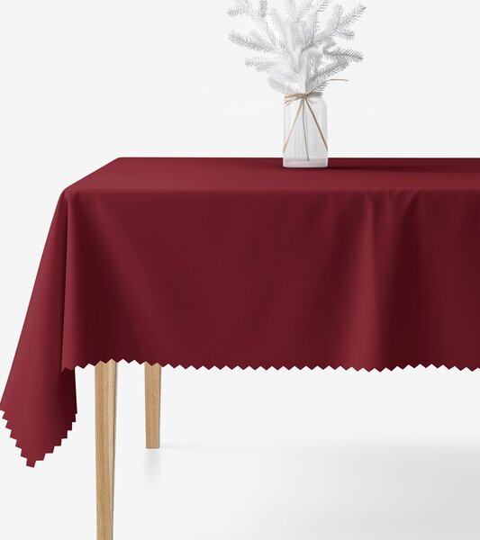 Goldea față de masă de crăciun impermeabilă - vișiniu 120 x 140 cm