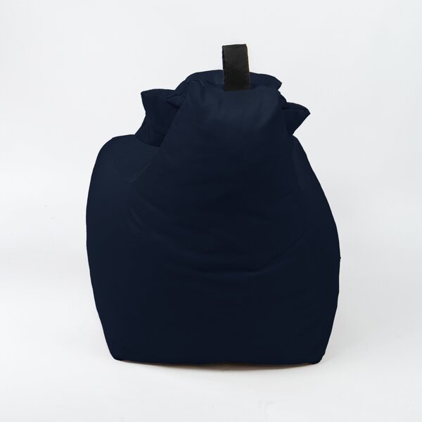 Fotoliu puf, Pufrelax Miraggio, perna inclusa, material impermeabil - Bleumarin
