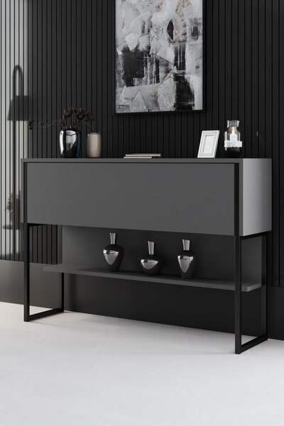 Măsuță consolă Luna 4 (Negru + antracit) . 1102305