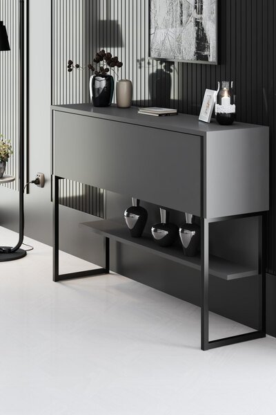 Măsuță consolă Luna 4 (Negru + antracit) . 1102305