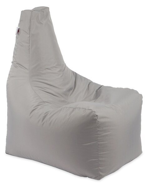 Fotoliu puf, Sunlounger EVO XL, umplutura de burete Memory Mix, material impermeabil - Gri deschis