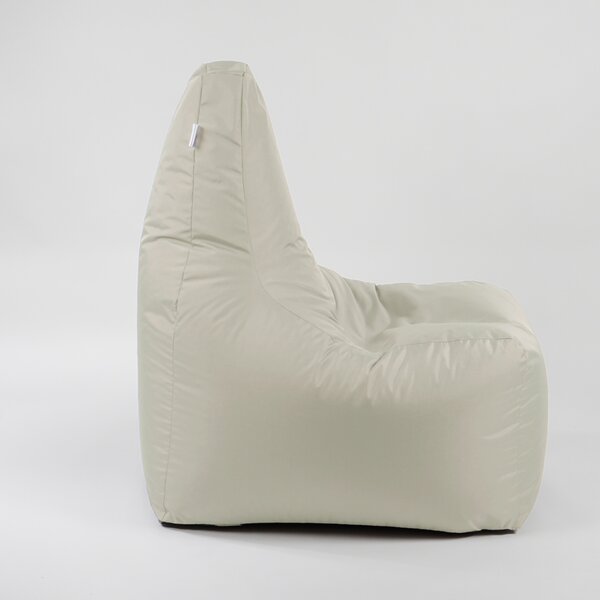 Fotoliu puf, Sunlounger EVO XL, umplutura de burete Memory Mix, material impermeabil - Crem
