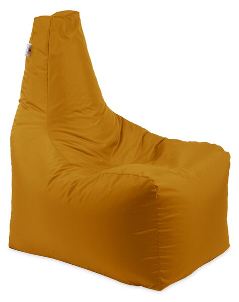 Fotoliu puf, Sunlounger EVO XL, umplutura de burete Memory Mix, material impermeabil - Portocaliu