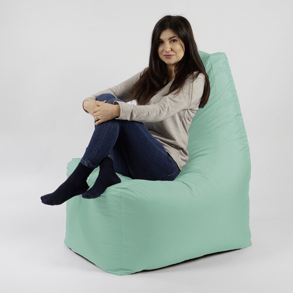 Fotoliu puf, Sunlounger EVO XL, umplutura de burete Memory Mix, material impermeabil - Verde menta