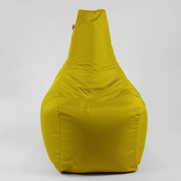 Fotoliu puf, Sunlounger EVO XL, umplutura de burete Memory Mix, material impermeabil - Galben