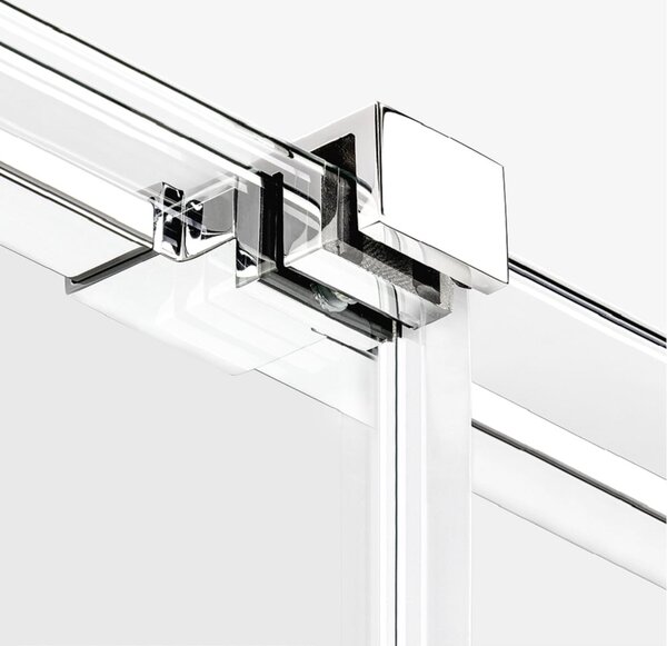 New Trendy Smart cabină de duș 110x90 cm dreptunghiular crom luciu/sticlă transparentă EXK-4026
