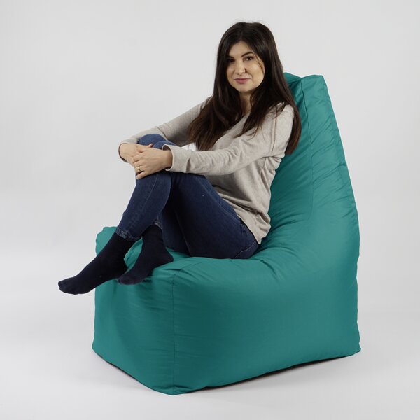 Fotoliu puf, Sunlounger EVO XL, umplutura de burete Memory Mix, material impermeabil - Turcoaz