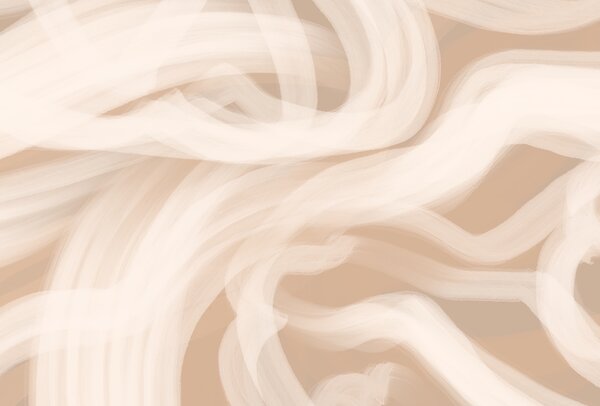 Fototapet Vârtejuri albe pe un fundal cafeniu, Fototapet abstracte, Fototapet populare, t00147 - Tapeko.ro