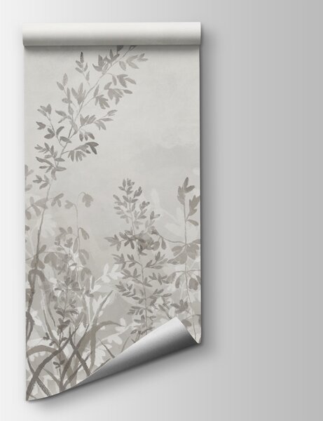 Fototapet Flora delicată în nuanțe moi, Fototapet acuarelă, Fototapet populare, t00152 - Tapeko.ro