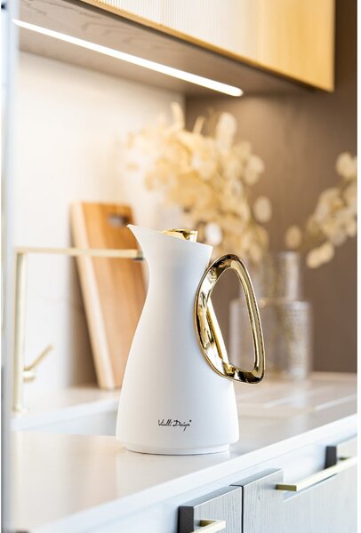 Termos alb/auriu 1 l Alessia – Vialli Design