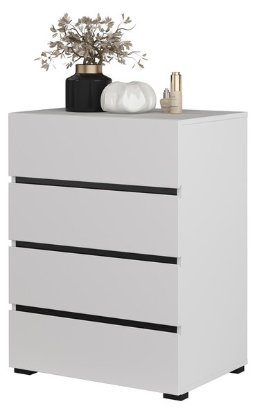 Comodă Crossroad H W27 (alb + negru). Promo -19%. 1118185