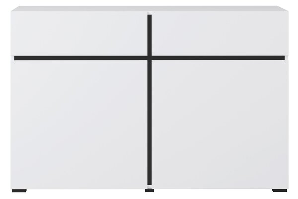Comodă Crossroad W45 (negru + alb). Promo -14%. 1118162