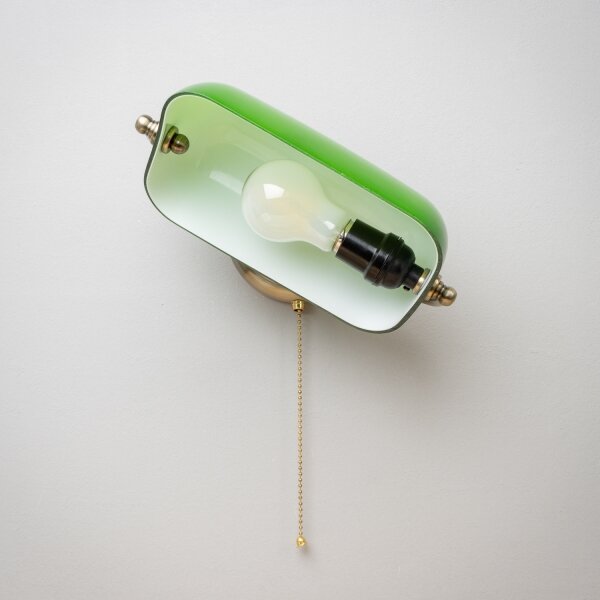 Brilagi - Aplica de perete BANK OFFICE 1xE27/60W/230V alama/verde