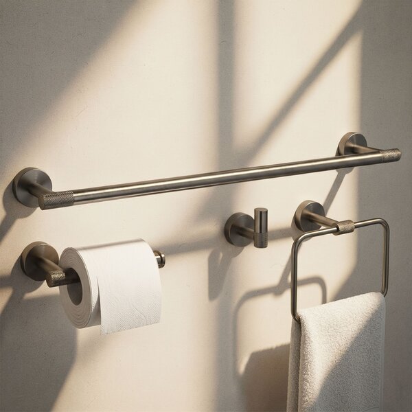 Set accesorii pentru baie GRID Titan 4 piese