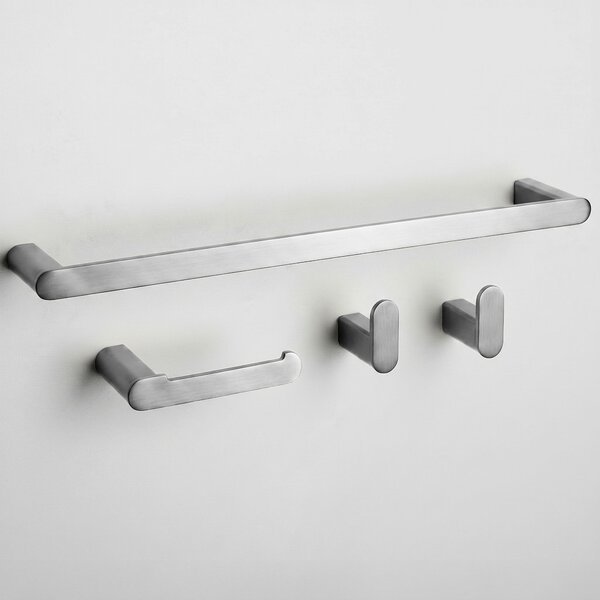 Set accesorii pentru baie Mati Brush Nickel 4 piese