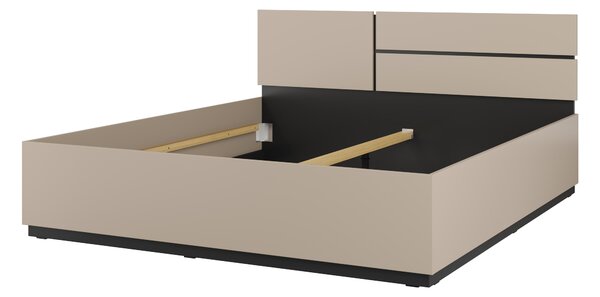 Pat matrimonial 180 cm Crossroad S32 (congo + negru). Promo -20%. 1118248