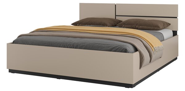 Pat matrimonial 180 cm Crossroad S32 (congo + negru). Promo -20%. 1118248