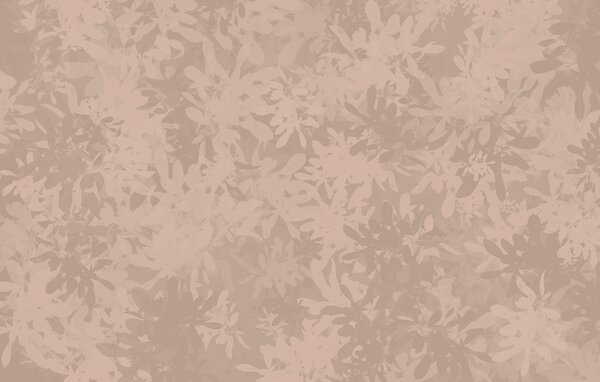 Fototapet Modele florale moi în tonuri stinse, Fototapet frunze, Fototapet populare, t00193 - Tapeko.ro