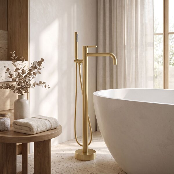 Baterie de podea Rea Foster Brush Gold