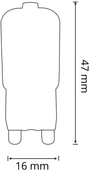 Goldlux Platinum bec cu led 3x2.5 W 3000 K G9 306784