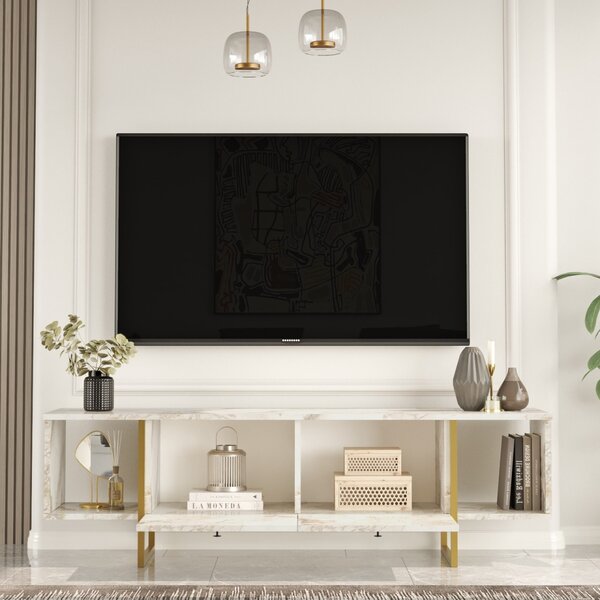 Comoda TV VG30 Alb 160x47.6x40 cm