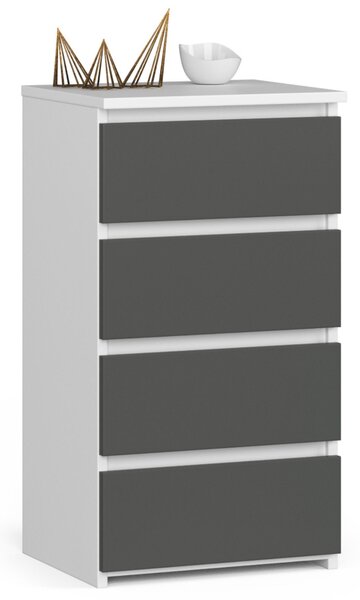 Comodă Cobertura (alb + grafit). Promo -17%. 1117201