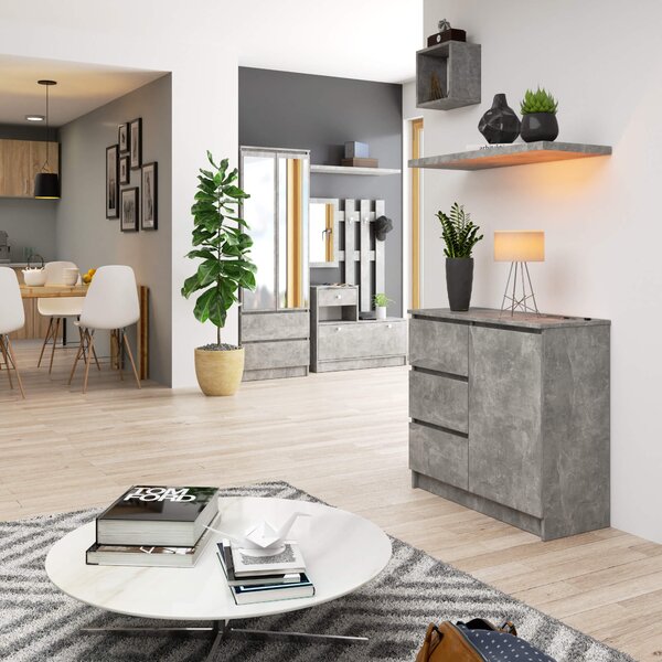 Comodă Komeito (beton). Promo -20%. 1117219