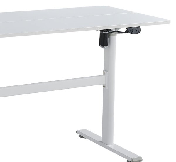 Birou reglabil pe inaltime Karla alb 120x60x72/115cm