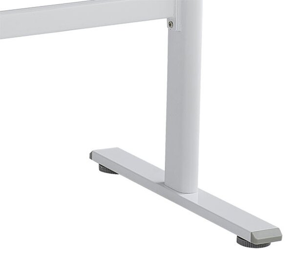 Birou reglabil pe inaltime Karla alb 120x60x72/115cm