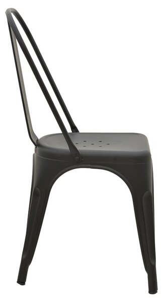 Scaun de grădină Utopia Negru 44x44x85 cm