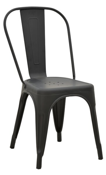 Scaun de grădină Utopia Negru 44x44x85 cm