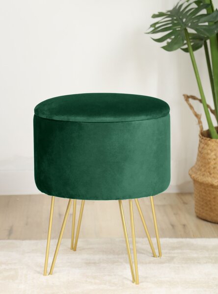 Taburete Lareina (Verde închis). Promo -19%. 1069494
