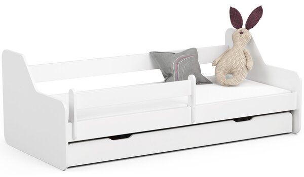 Pat pentru copii 180x80 cm ( cu somieră și saltea) Legitima 180x80 cm (alb). Promo -19%. 1117300