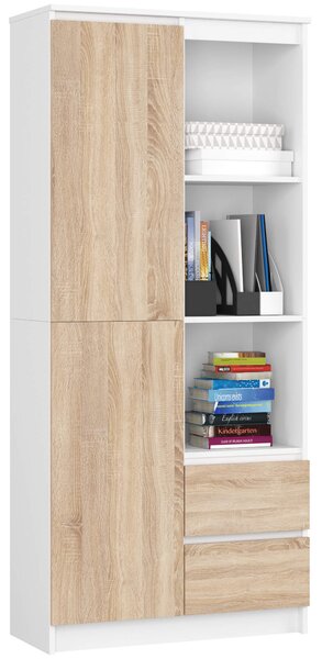 Raft Resolverse (alb + stejar sonoma). Promo -21%. 1117301