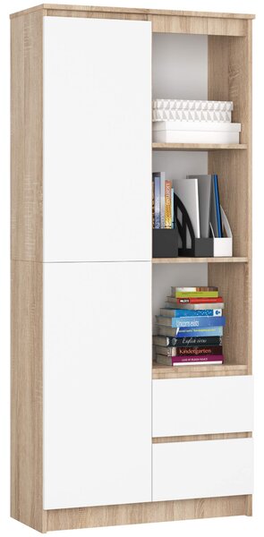 Raft Resolverse (stejar sonoma + alb). Promo -21%. 1117309