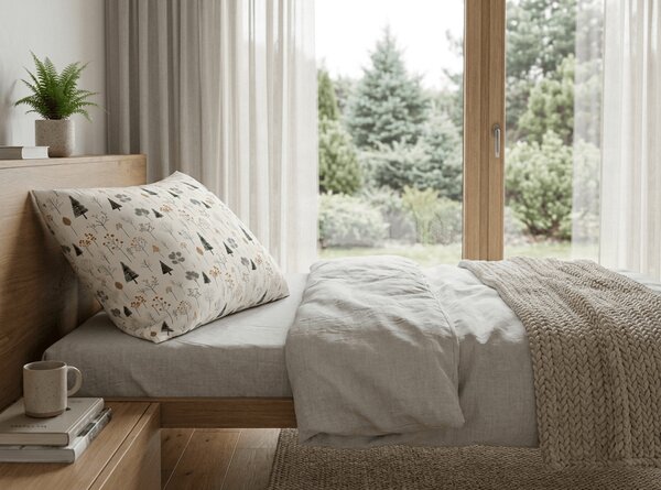 Husa de perna din microfibra NORDIC NATURE 70x90 cm, colorat