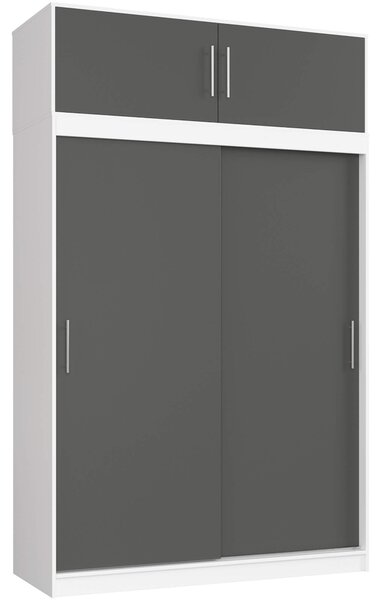 Suprastructură dulap Decisivas (alb + grafit). Promo -18%. 1117433