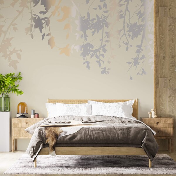 Fototapet Ramuri de copac cu frunze, Fototapet frunze, Fototapet populare, t00349v1 - Tapeko.ro