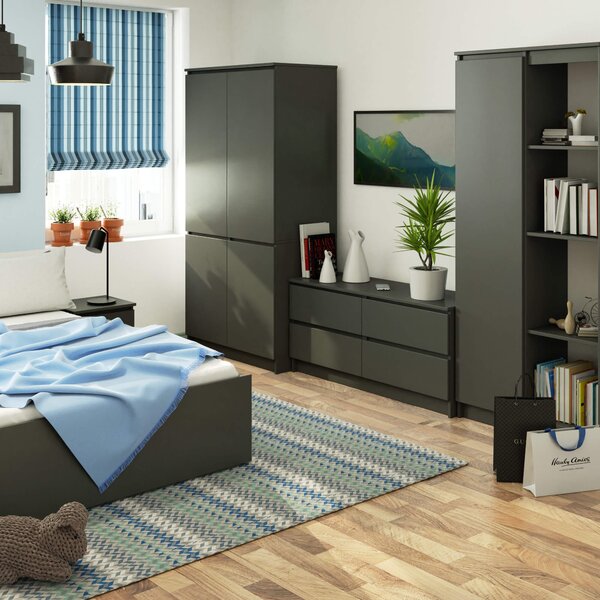 Dulap de haine Sinfin (grafit). Promo -21%. 1117421